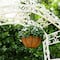 18in. UV Resistant Artificial Gardenia Hanging Basket (Indoor/Outdoor)